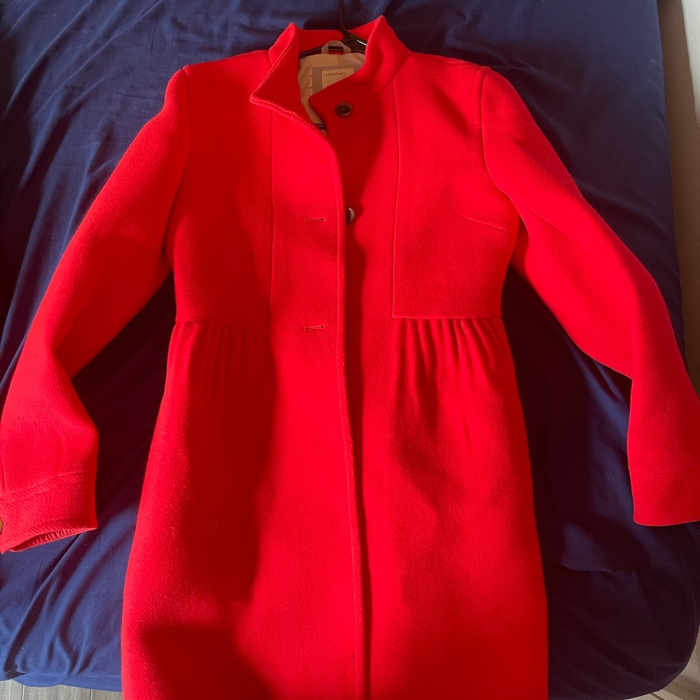 Bright red children’s coat!